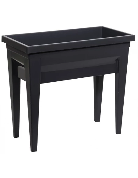 Espace potager sans serre vegetable longueur 76 cm largeur 38,5 cm hauteur 68 cm gris anthracite - E