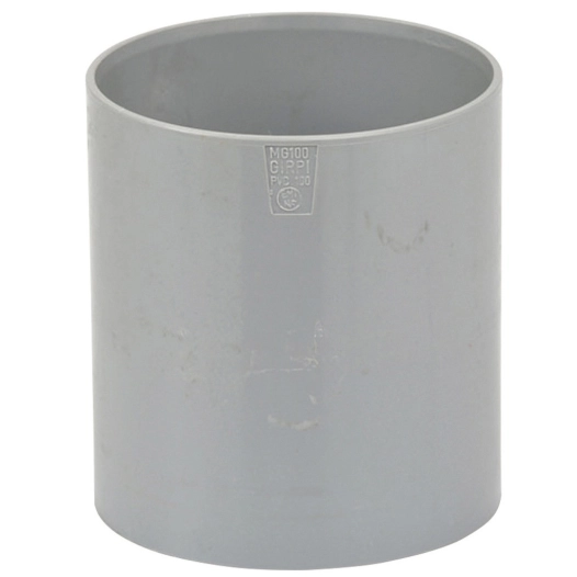 Manchon PVC coulissant sans butée intérieure femelle/femelle 100mm