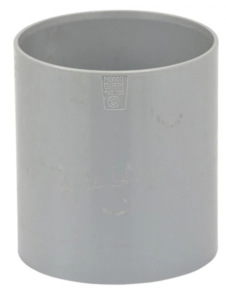 Manchon PVC coulissant sans butée intérieure femelle/femelle 100mm