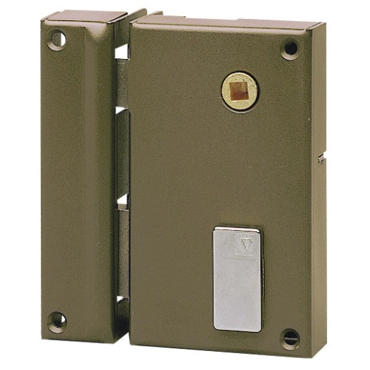 Serrure à clé bénarde verticale pêne dormant série standing droite