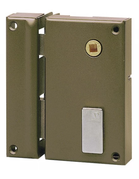 Serrure à clé bénarde verticale pêne dormant série standing droite