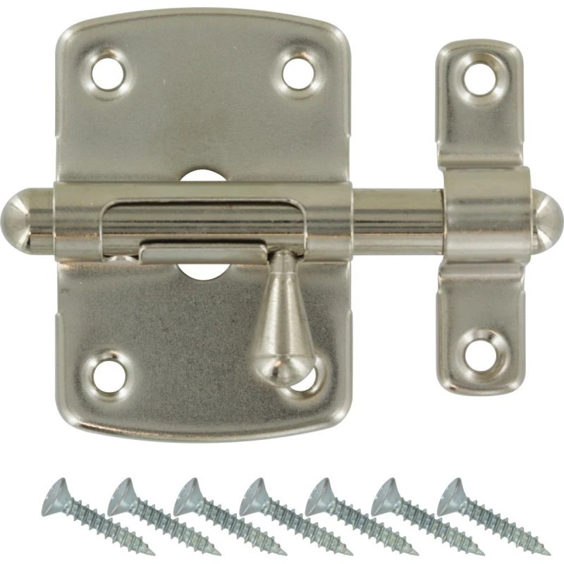 Targette pêne rond vernie 35 h (mm)