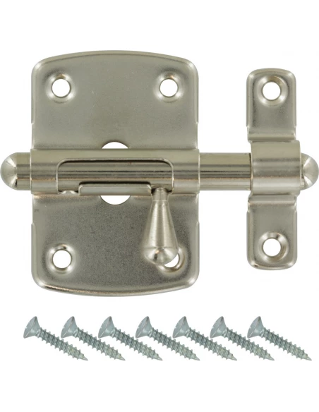 Targette pêne rond vernie 35 h (mm)