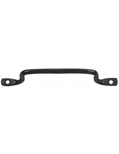 Poignée de volet à patte sur platine cataphorèse noire 175 - ent 77