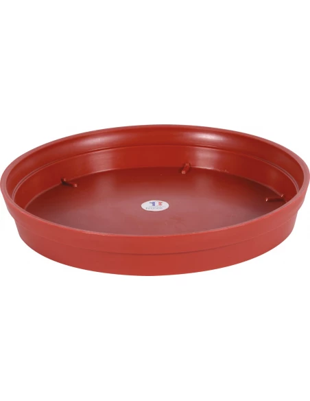 Soucoupe gamme pop pot 43 l 34,5 rubis
