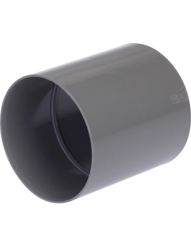 Manchon PVC avec butée intérieure femelle/femelle 100mm