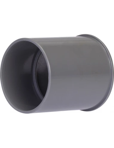 Manchon PVC avec butée intérieure femelle/femelle 50mm