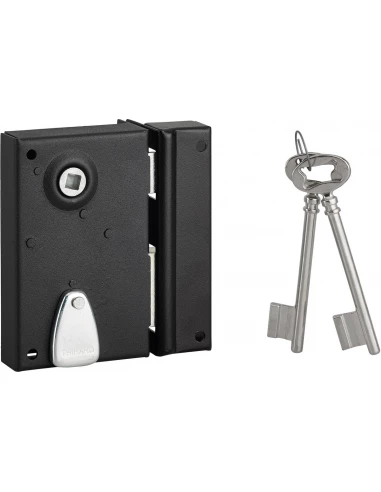 Serrure verticale pene dormant 1/2 tour droite