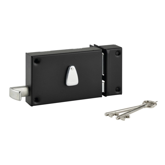 Serrure 6 gorges horizontale a tirage droite