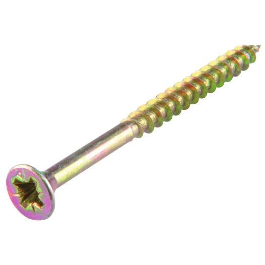 Vis agglo tête fraisée pz standard acier zingué jaune 4,5 x 35 mm 11 pc(s)