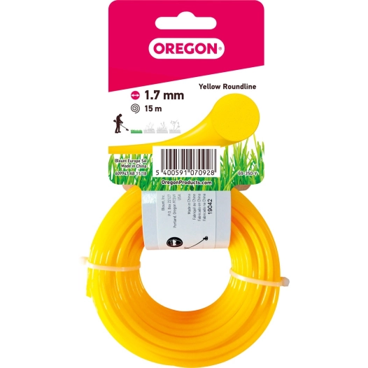 Fil rond jaune 1 7mm 15m