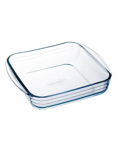 plat verre carre 21cm