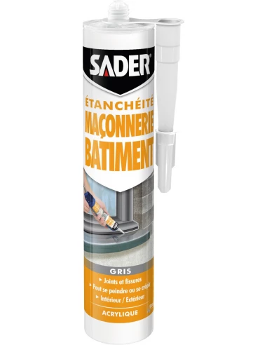 SADER Mastic maçonnerie NEW_280ml_gris - SADER