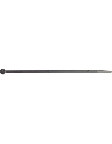 100 Collier Serre-câble noir denture exterieure 123 x 9 22