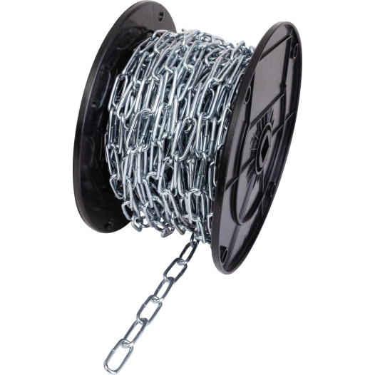 Chaine soudée droite maille longue en bobine bobine de 25 m 3 55 26 x 6