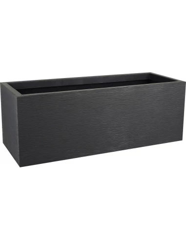 Jardinière Graphit Up 57 litres gris anthracite 79,5 x 29,5 x 29,5 centimètres - EDA