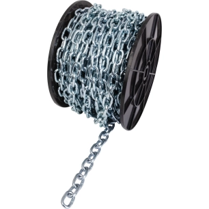 Chaine soudée droite maille courte bobine de 25 m 5 155 21 x 10