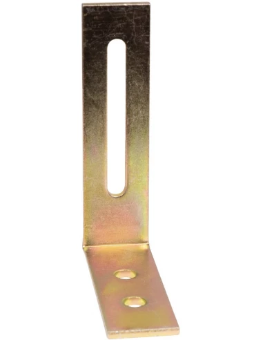 Équerre zingué jaune réglable 65 x 80 x 20 2