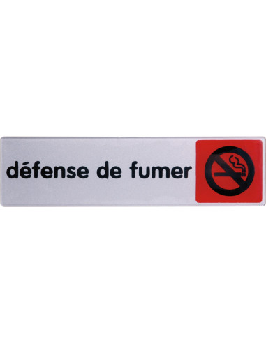Plaque Défense Fumer Plexiglas NOVAP Signalisation claire et durable - NOVAP