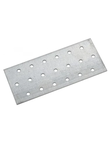 Platine galvanisée multi trous 140 x 60