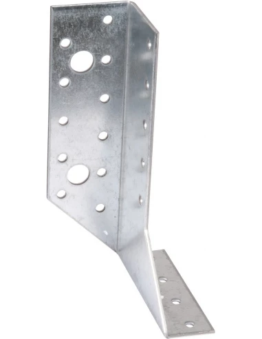 Support en u galvanisé à écartement variable 25 x 140 gauche