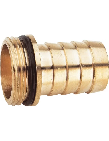 Embout cannelé 6 pans droit male 15 20 x 27