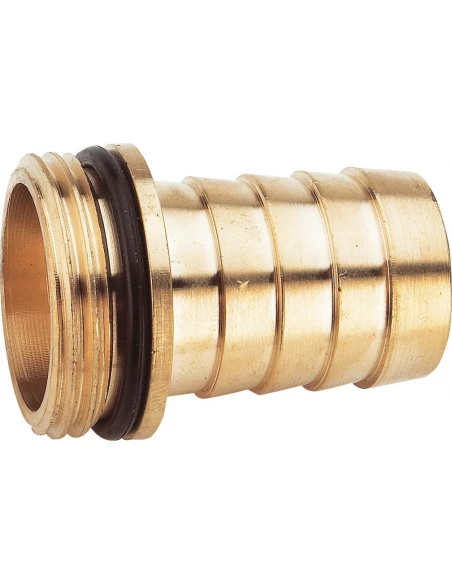 Embout cannelé 6 pans droit male 15 20 x 27