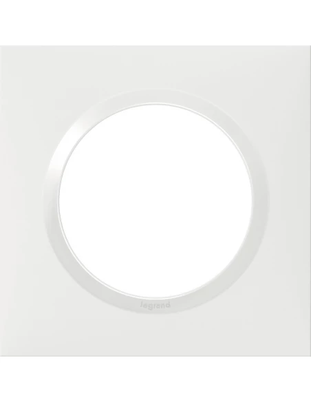Plaque decorative dooxie 1 poste blanc - LEGRAND