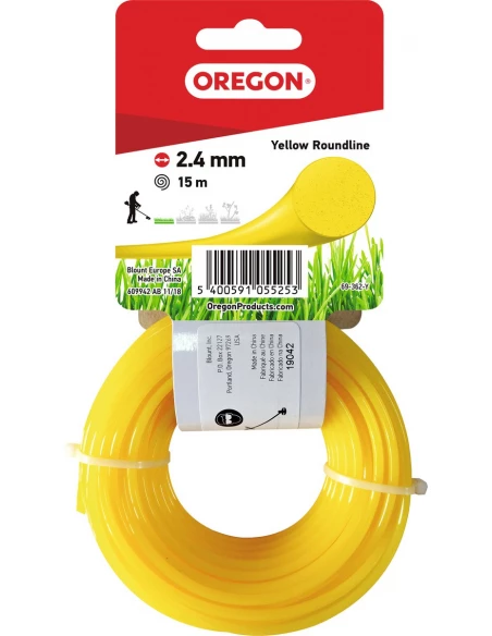 Fil rond jaune 2 4mm 15m