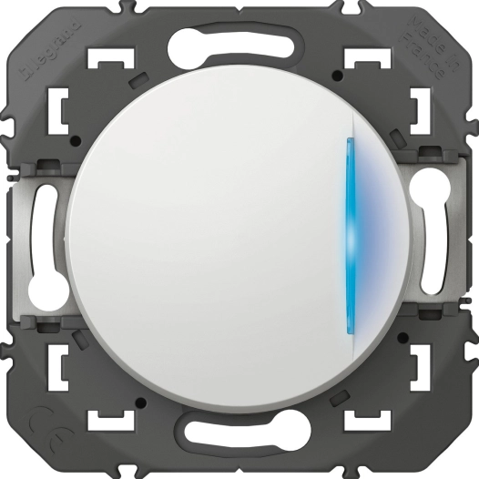 Les commandes composable blanc dooxie va et vient avec voyant témoin