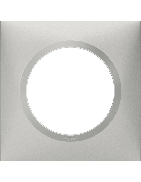 Plaque decorative dooxie 1 poste aluminium