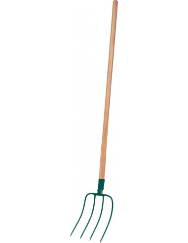 Fourche a fumier 4 dents 31cm emmanché