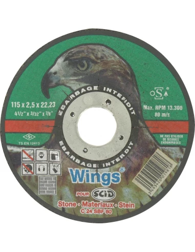 Disque à tronçonner usage intensif matériaux ø (mm) 115