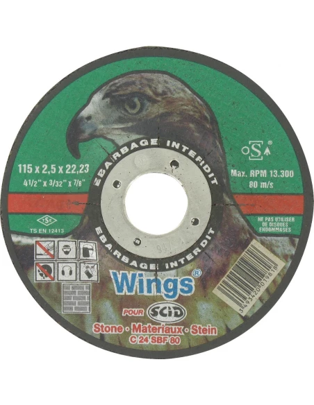 Disque à tronçonner usage intensif matériaux ø (mm) 115