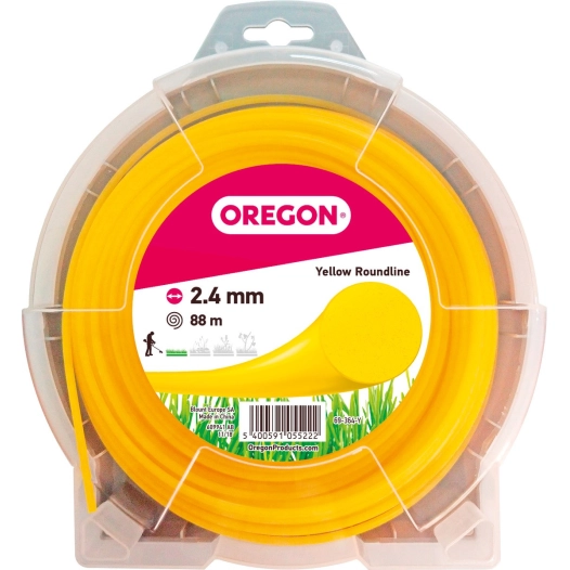 Fil rond jaune 2 4mm 88m