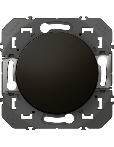 Dooxie Va-et-vient Noir Interrupteur moderne, design noir Legrand. - Legrand