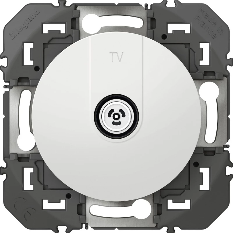 Les prises composables blanc dooxie prise tv male