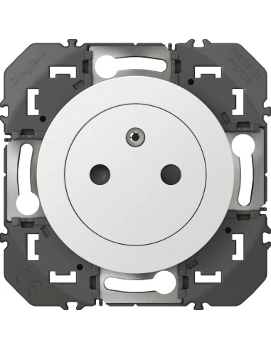 Prise de courant 2 P+T surface blanc Dooxie composable - LEGRAND