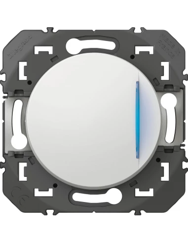 Interrupteur va-et-vient à voyant lumineux composable blanc dooxie - LEGRAND