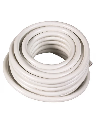 Cable h05 vv-f 1,5 mm² 3g 1,5 mm² blanc l couronne 50 m