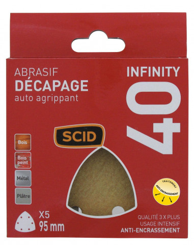 Patin Delta SCID G40 95mm Ponçage dégrossissage rapide et efficace - SCID