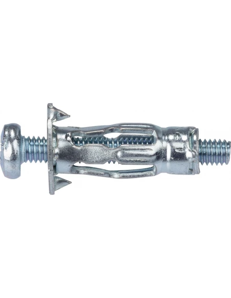 Lot de 4 Cheville métallique corps creux HM 5x37 avec crochet droit - FISCHER