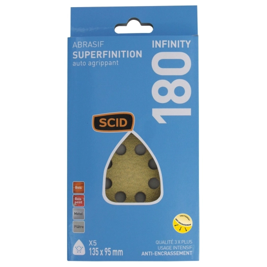 Patin iron auto-agrippant 135 x 95 mm 180 5