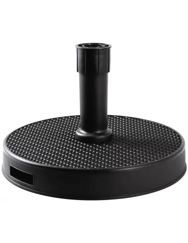 Pied de parasol béton couleur tresse anthracite