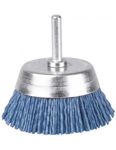 Brosse conique nylon bleu 75 4500