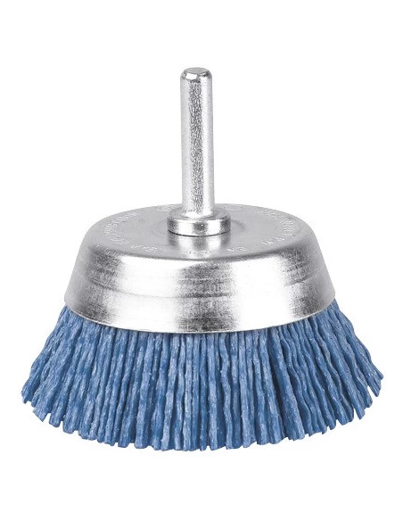 Brosse conique nylon bleu 75 4500