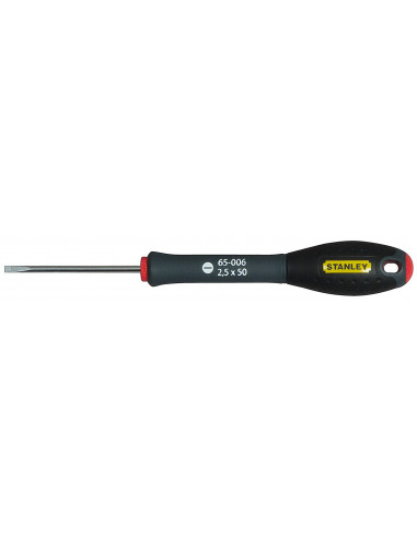 Tournevis Électricien Stanley 2.5x50mm Isolation VDE 1000V pour sécurité maximale. - Stanley
