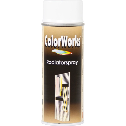 Peinture radiateur aérosol 400ml radiateur blanc - COLORWORKS
