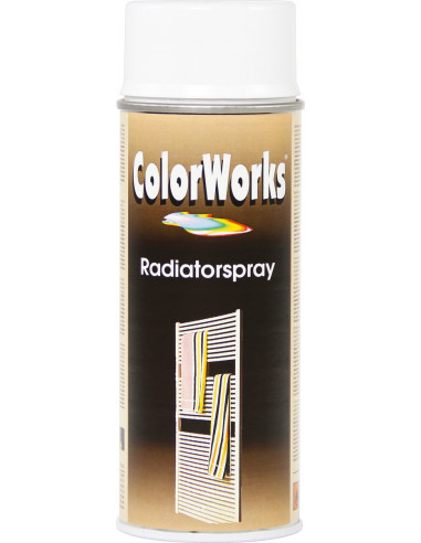 Peinture radiateur aérosol 400ml radiat blan - 8711347061594 - Colorworks - 600565