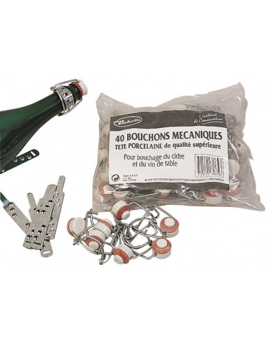 Bouchon mécanique en plastique